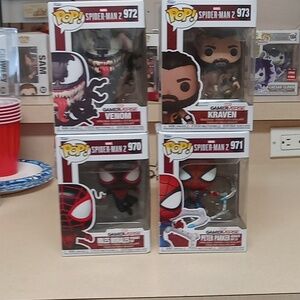 Spiderman 2 funko lot